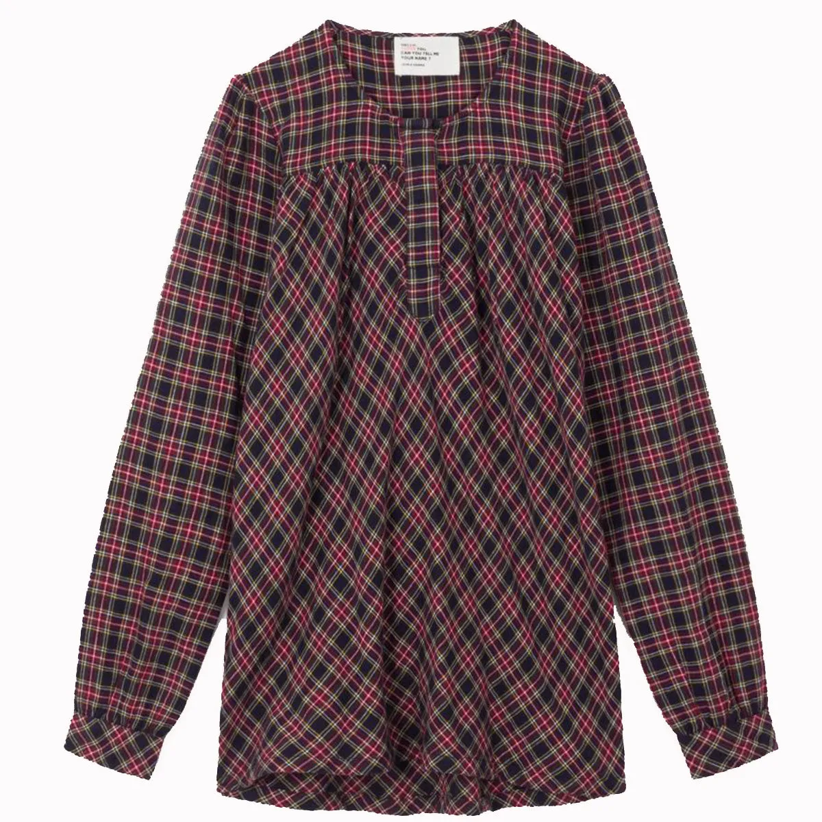 Leon & Harper Celsius Plain Blouse Red