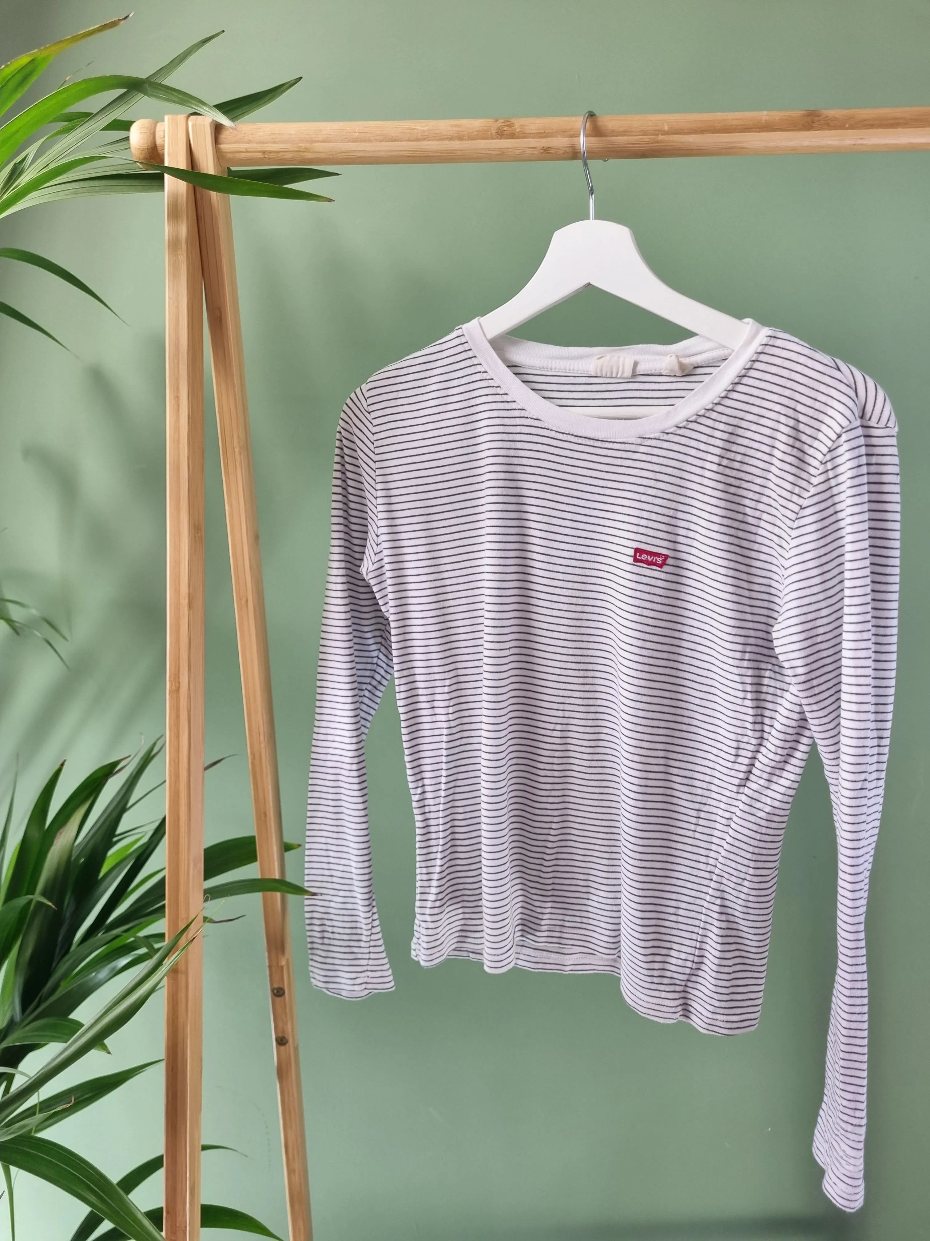Levi's striped long sleeve tee maat S