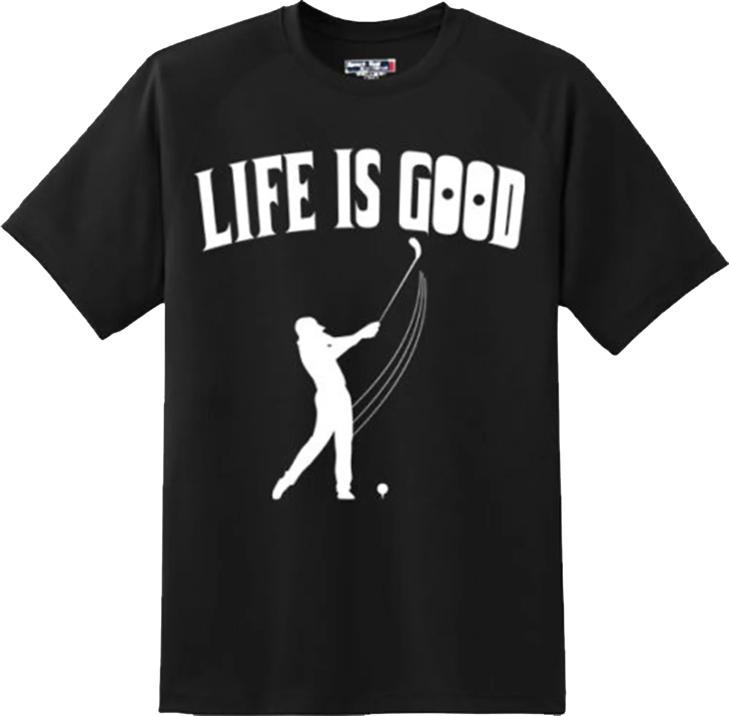 Life Is Good Golf T Shirt New Graphic Tee