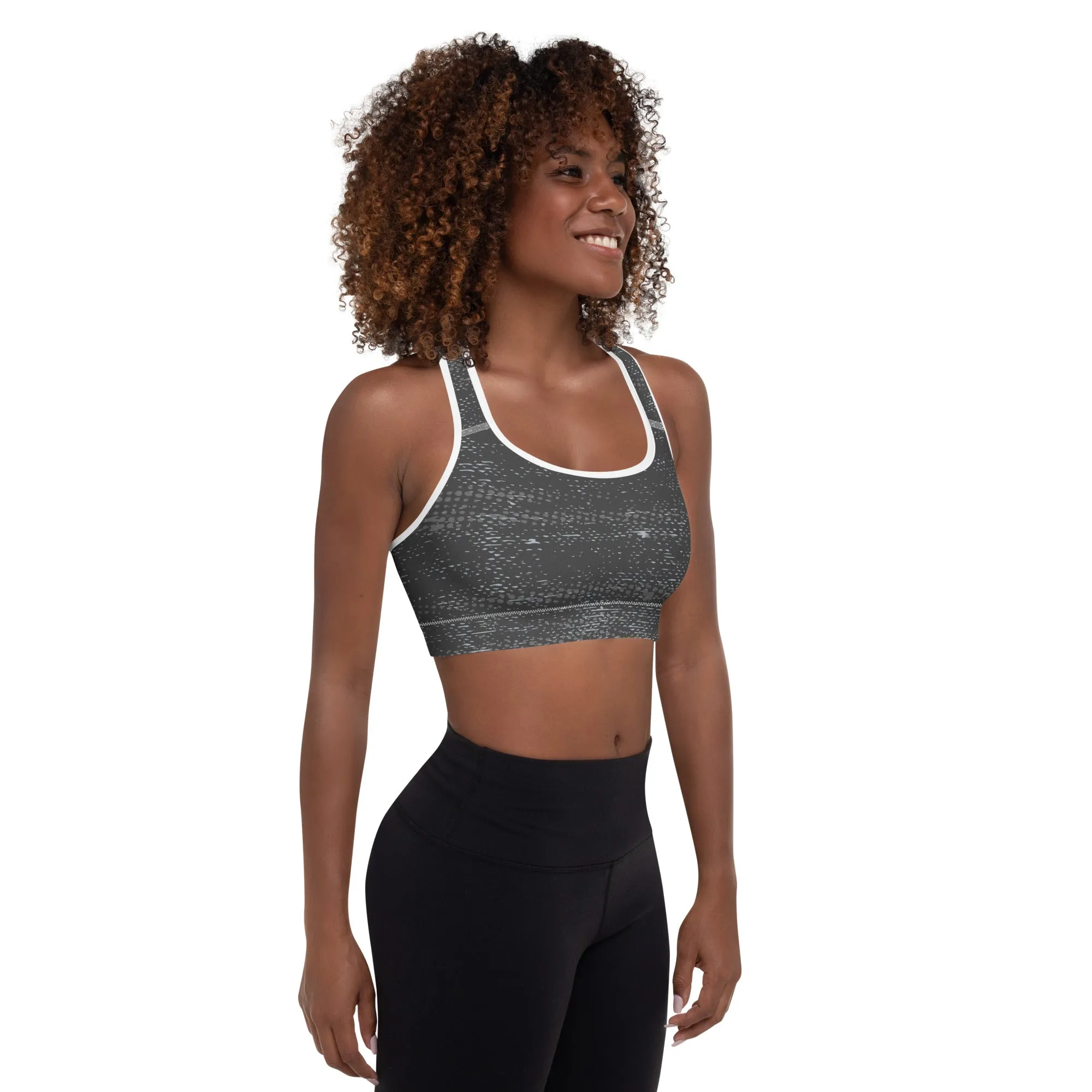 Life League Gear - ADAPT - Stealth Grey - Padded Sports Bra