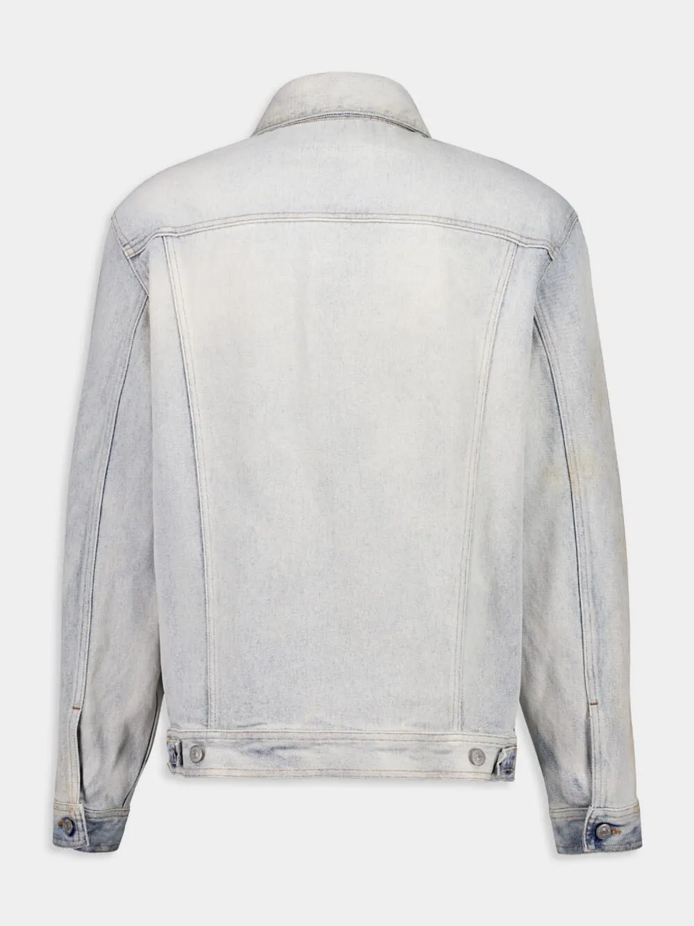 Light Blue Distressed Denim Jacket