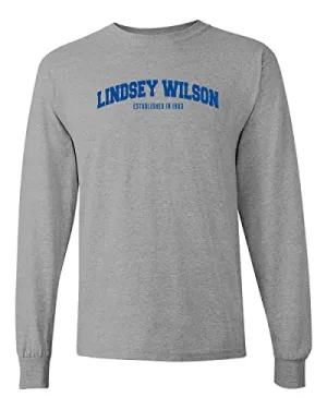 Lindsey Wilson College Block Long Sleeve T-Shirt
