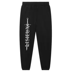 LISIEUX "Sword" Black Sweatpants