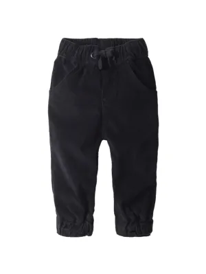 Little Bipsy Corduroy Jogger - Black