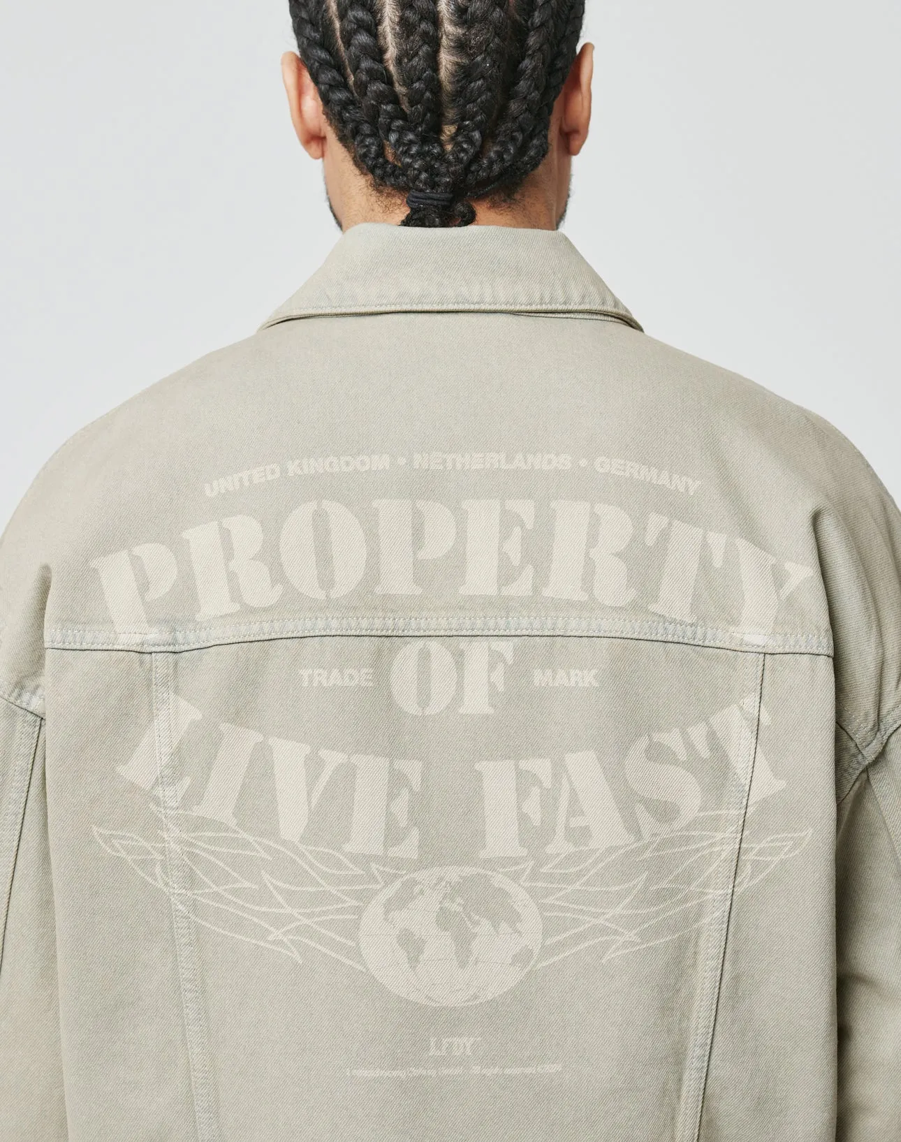Live Fast Denim Jacket