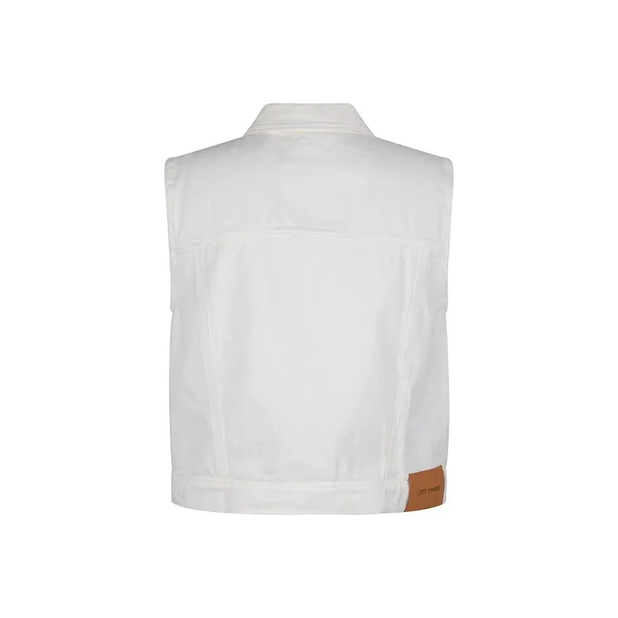 Lofty Manner Gilet Cindy white