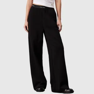 Logo Elastic Pants - Black