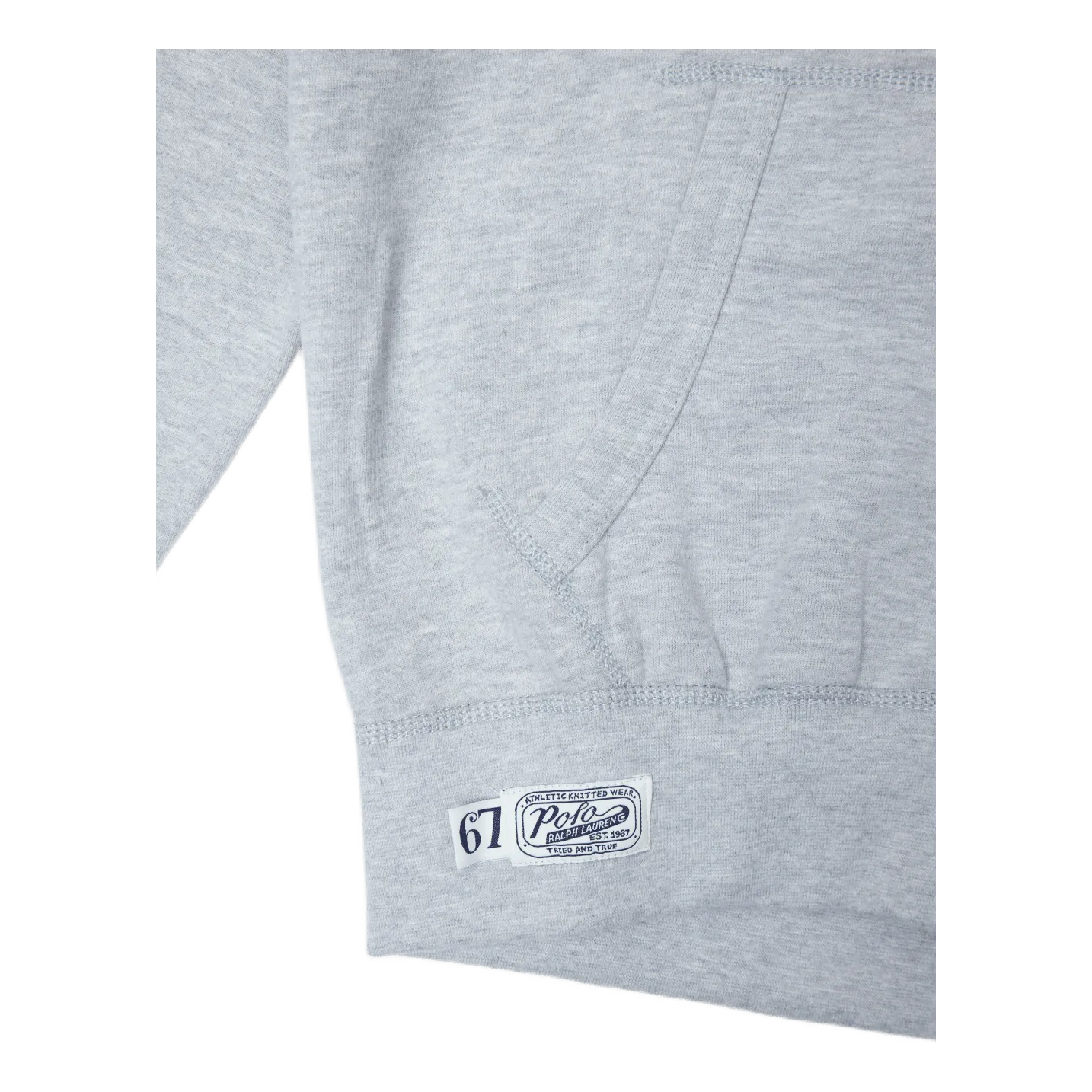 Logo Fleece Hoodie Grey Htr