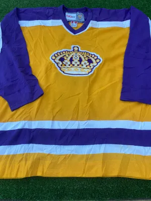Los Angeles Kings NHL Ice Hockey USA Rare Vintage XL Extra Large Mans CCM Jersey