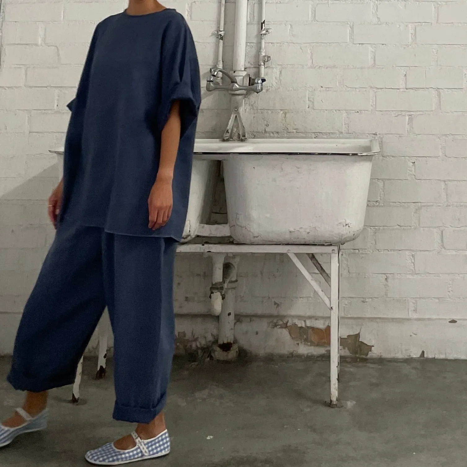 Los Angeles Top Denim Blue