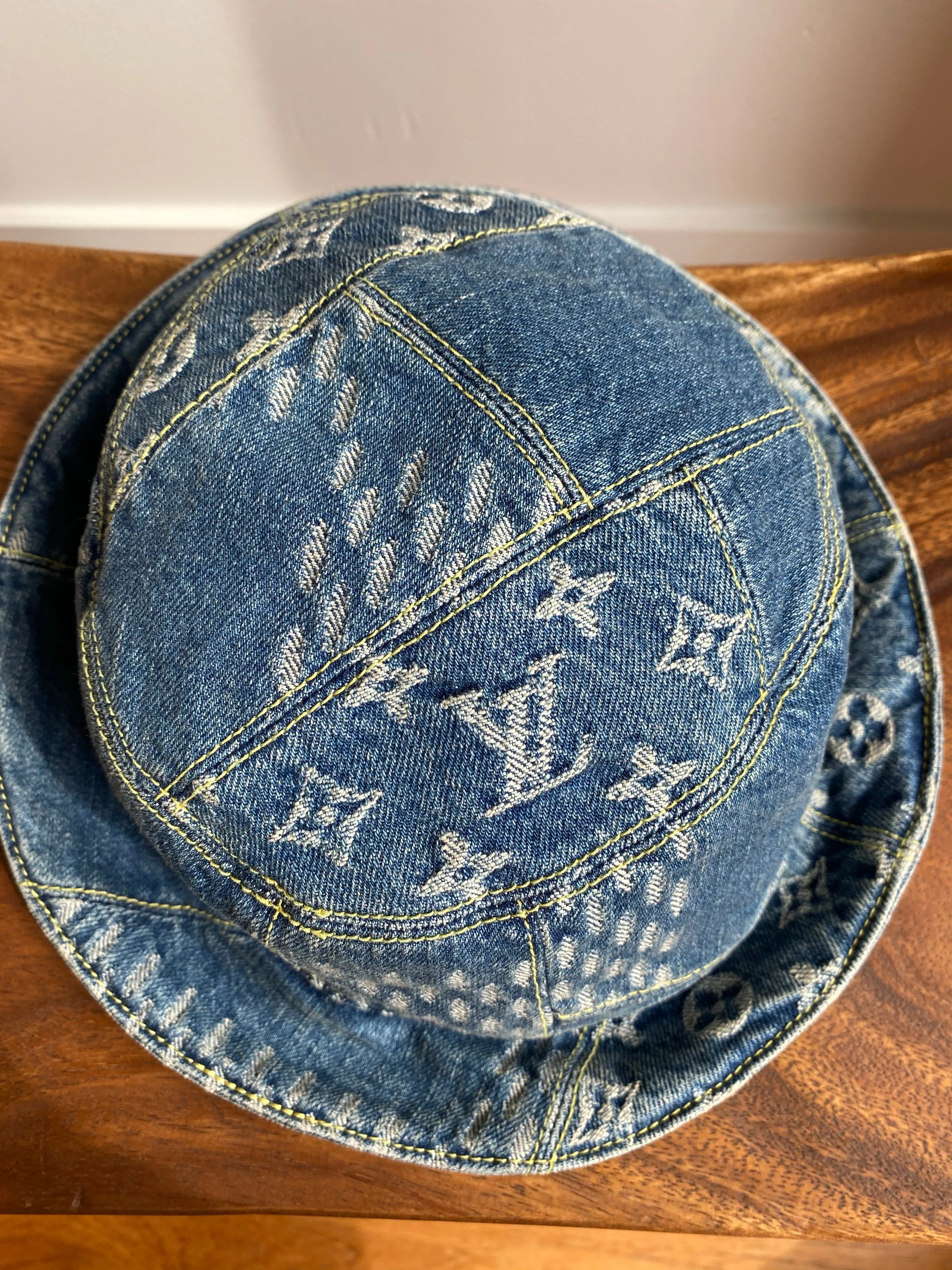 Louis Vuitton | Nigo Damier Giant Wave Monogram Sun Hat | MP2733
