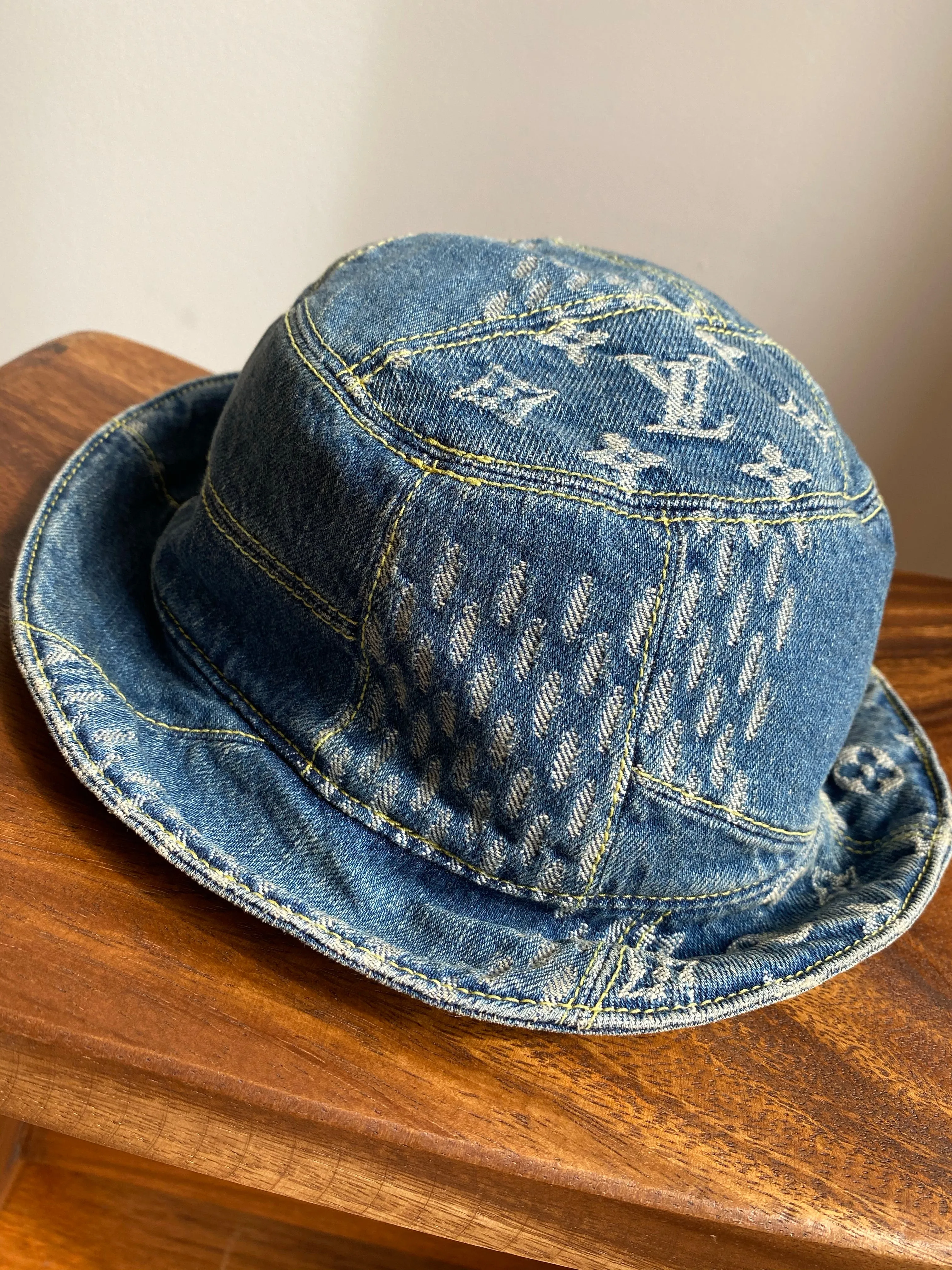 Louis Vuitton | Nigo Damier Giant Wave Monogram Sun Hat | MP2733