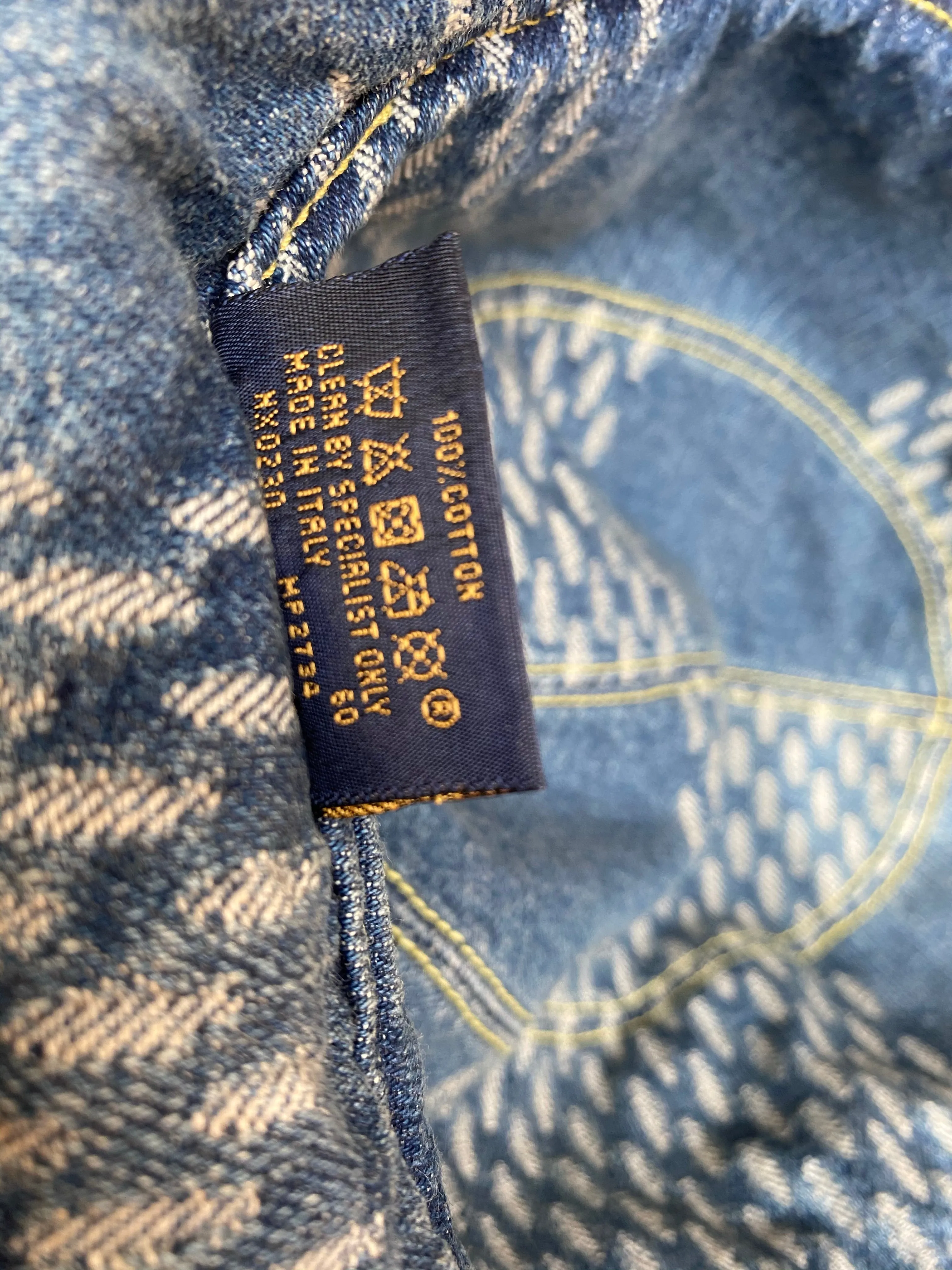 Louis Vuitton | Nigo Damier Giant Wave Monogram Sun Hat | MP2733