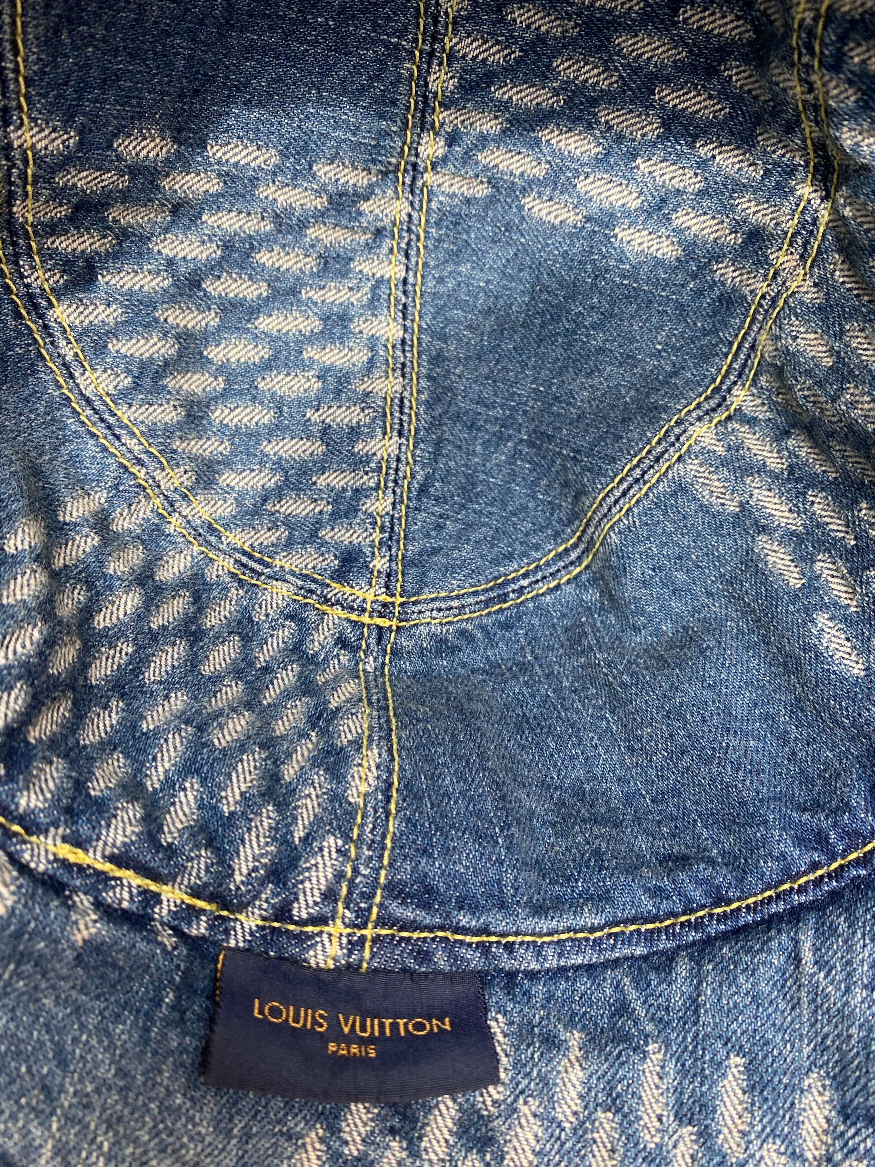 Louis Vuitton | Nigo Damier Giant Wave Monogram Sun Hat | MP2733