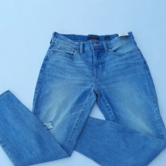 Lucky Brand Ava Denim Distressed skinny Jeans 6/28