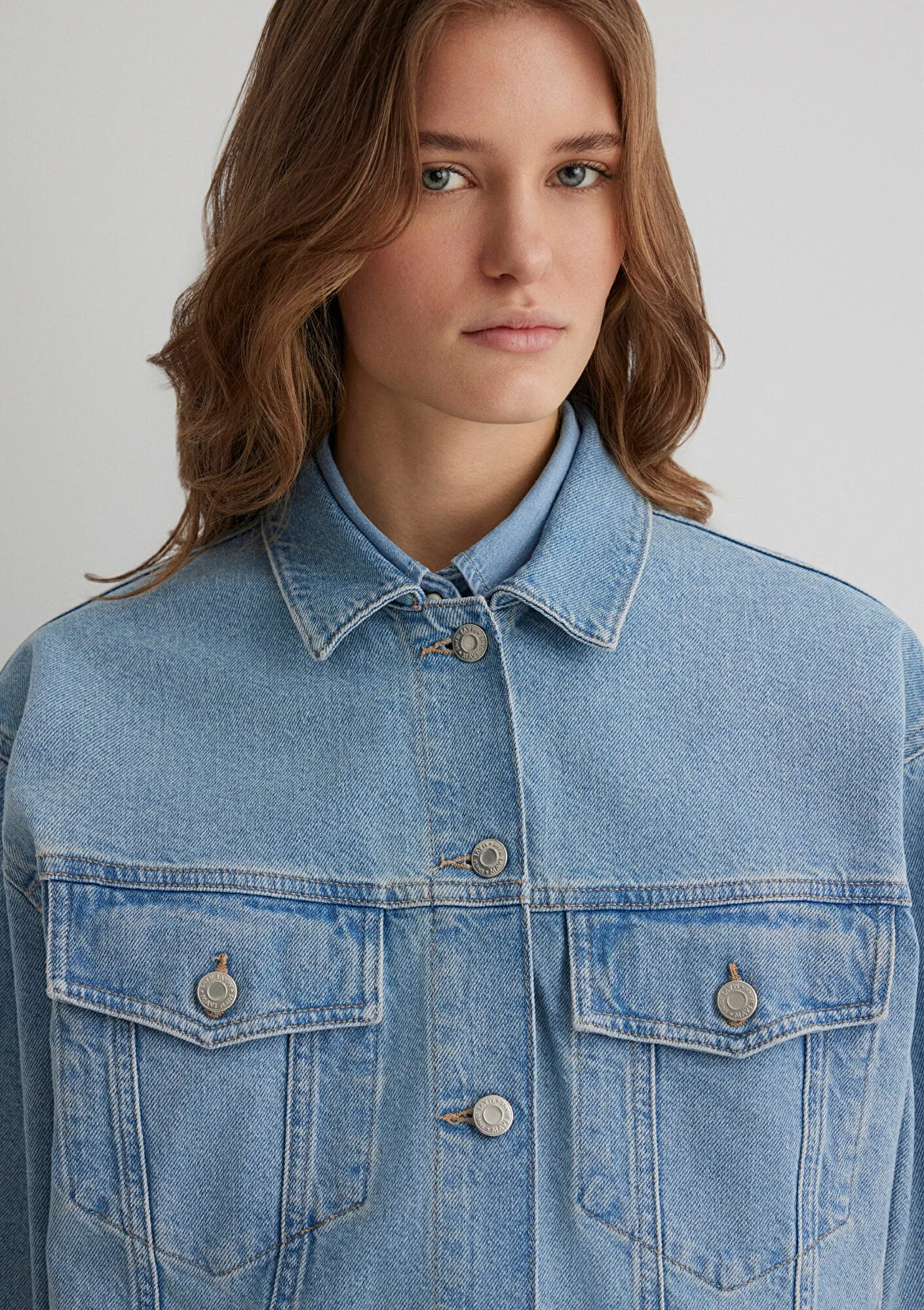 Luna Light Blue 90s Jean Jacket