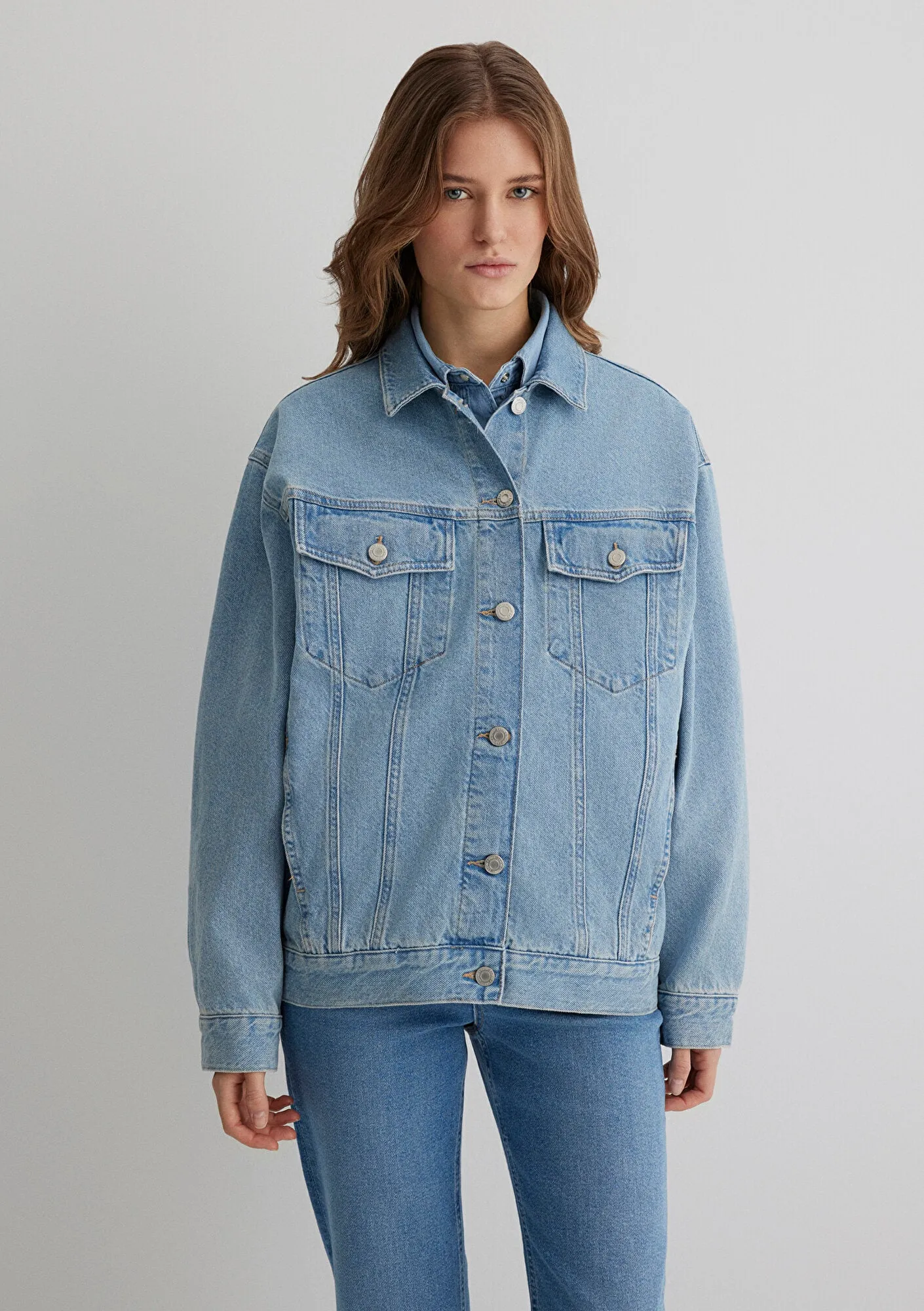 Luna Light Blue 90s Jean Jacket