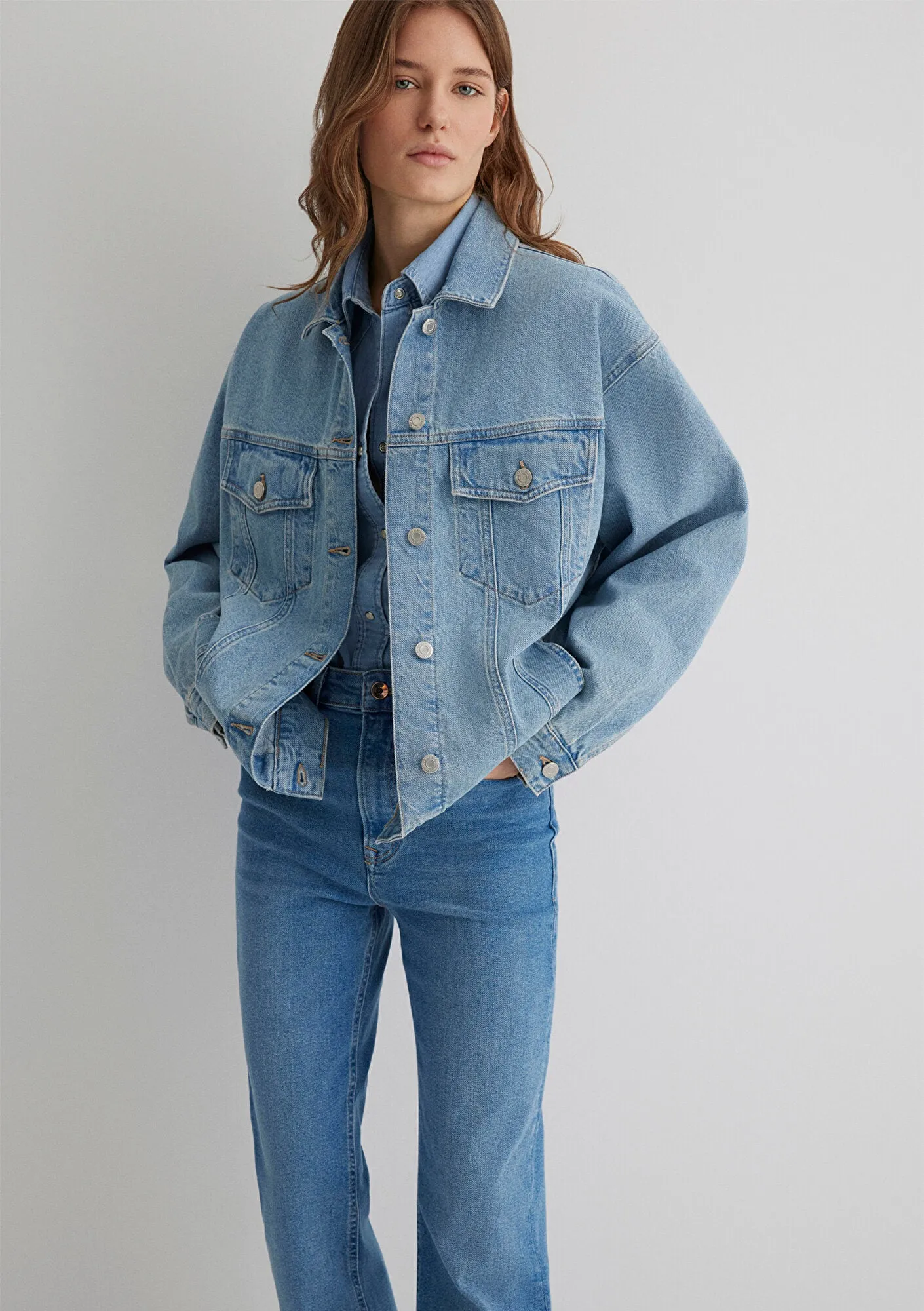 Luna Light Blue 90s Jean Jacket