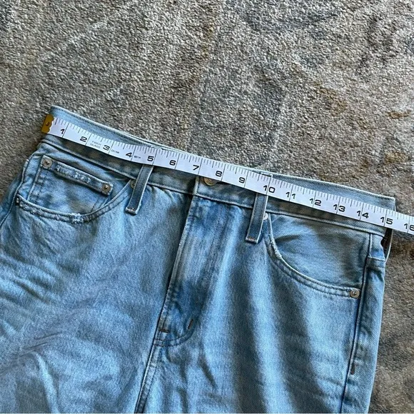 Madewell “The Perfect Vintage” High Rise Tapered Straight Leg Mom Denim Jean 27