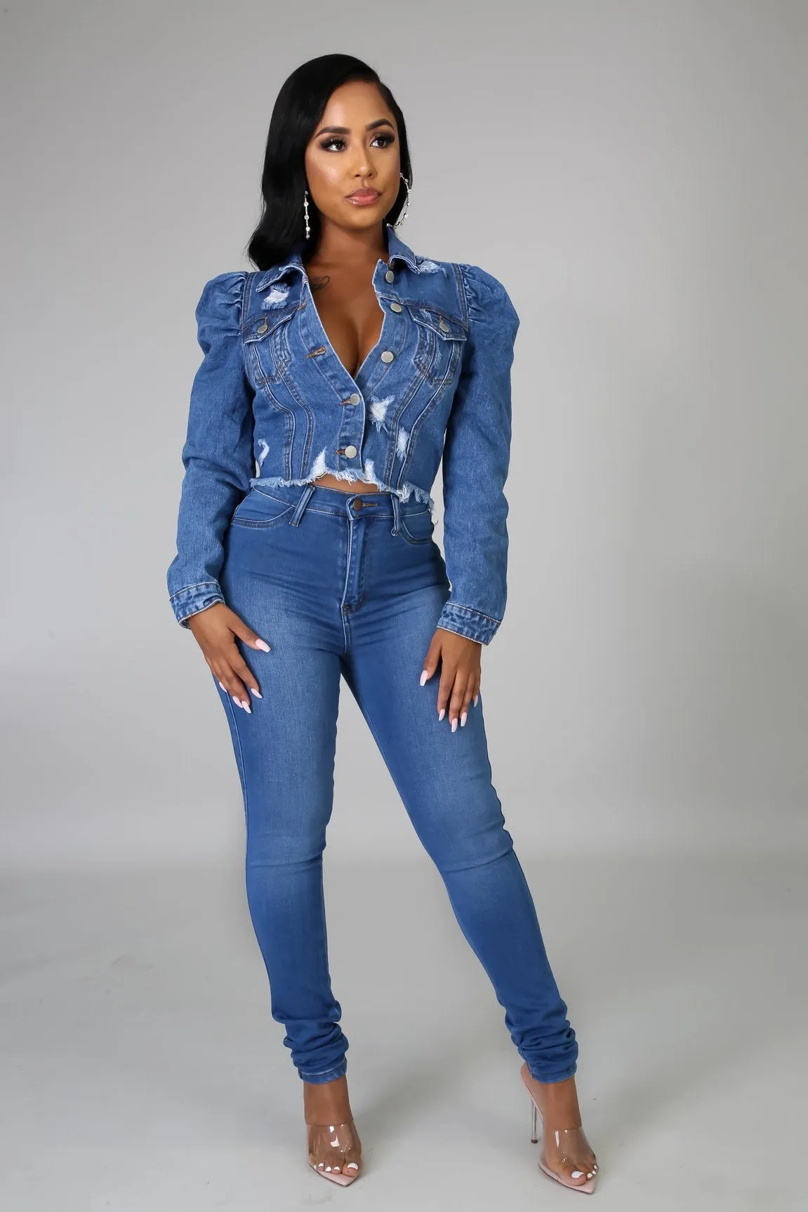 Make me crazy denim jacket