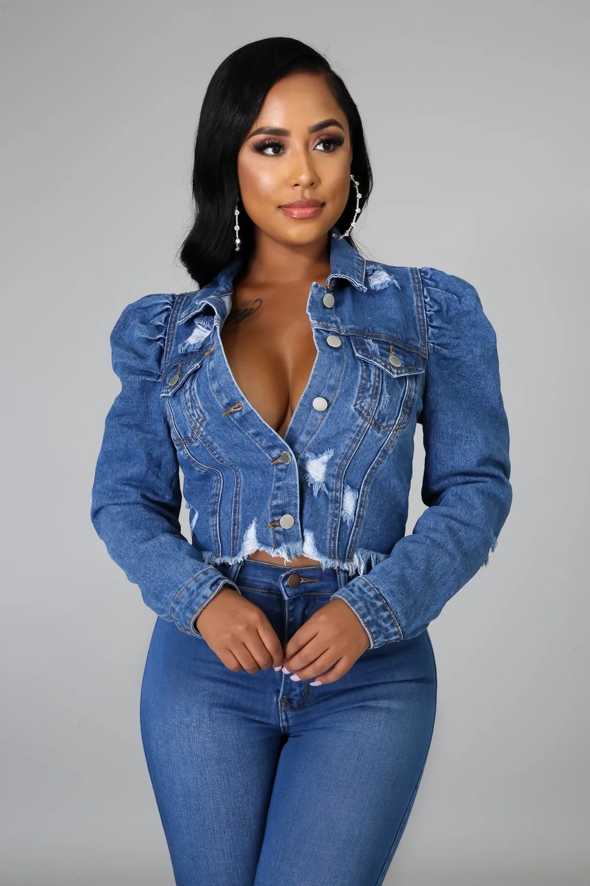 Make me crazy denim jacket