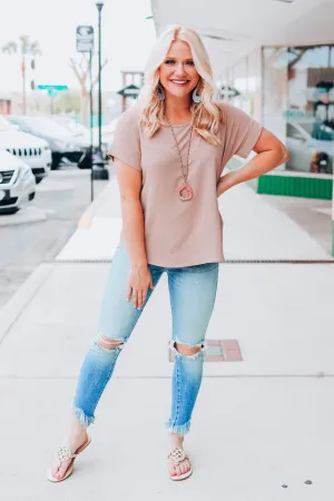 Make This Moment Last Forever Top - Mocha