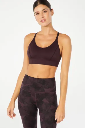 Mary Seamless Sport Bra (Wild Plum)
