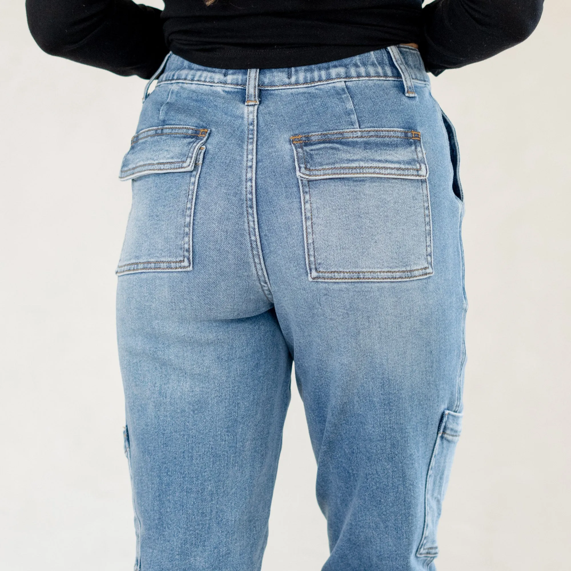 Meadow Breeze High Rise Cuffed Cargo Jogger Regular & Plus Sizes