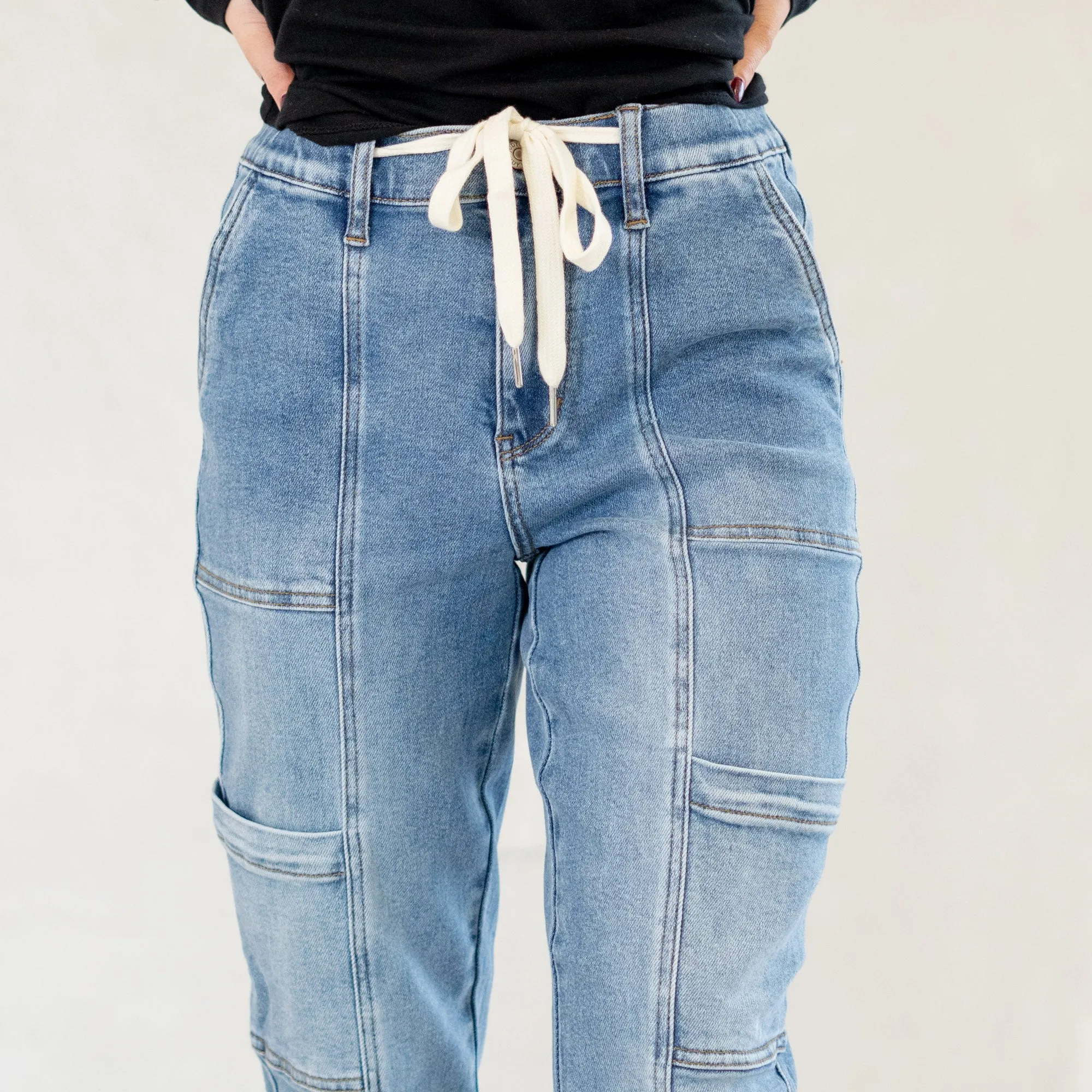 Meadow Breeze High Rise Cuffed Cargo Jogger Regular & Plus Sizes