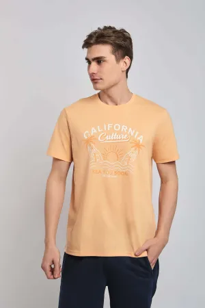 Men T-Shirt - Beige