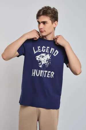 Men T Shirt  Blue