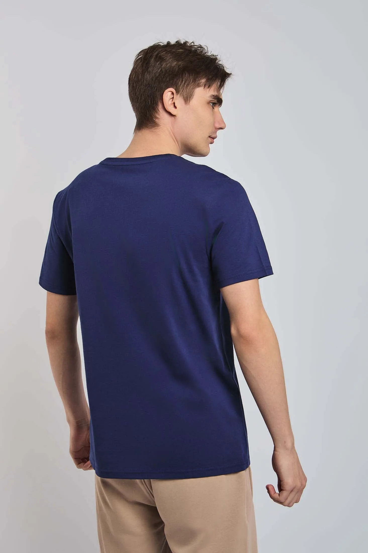 Men T Shirt  Blue