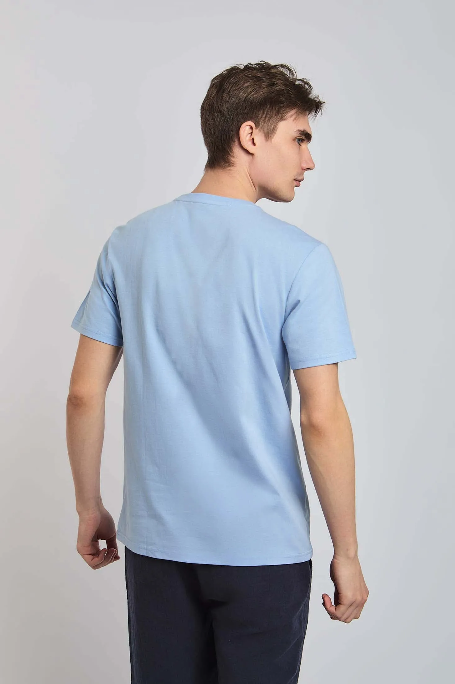 Men T-Shirt  Blue