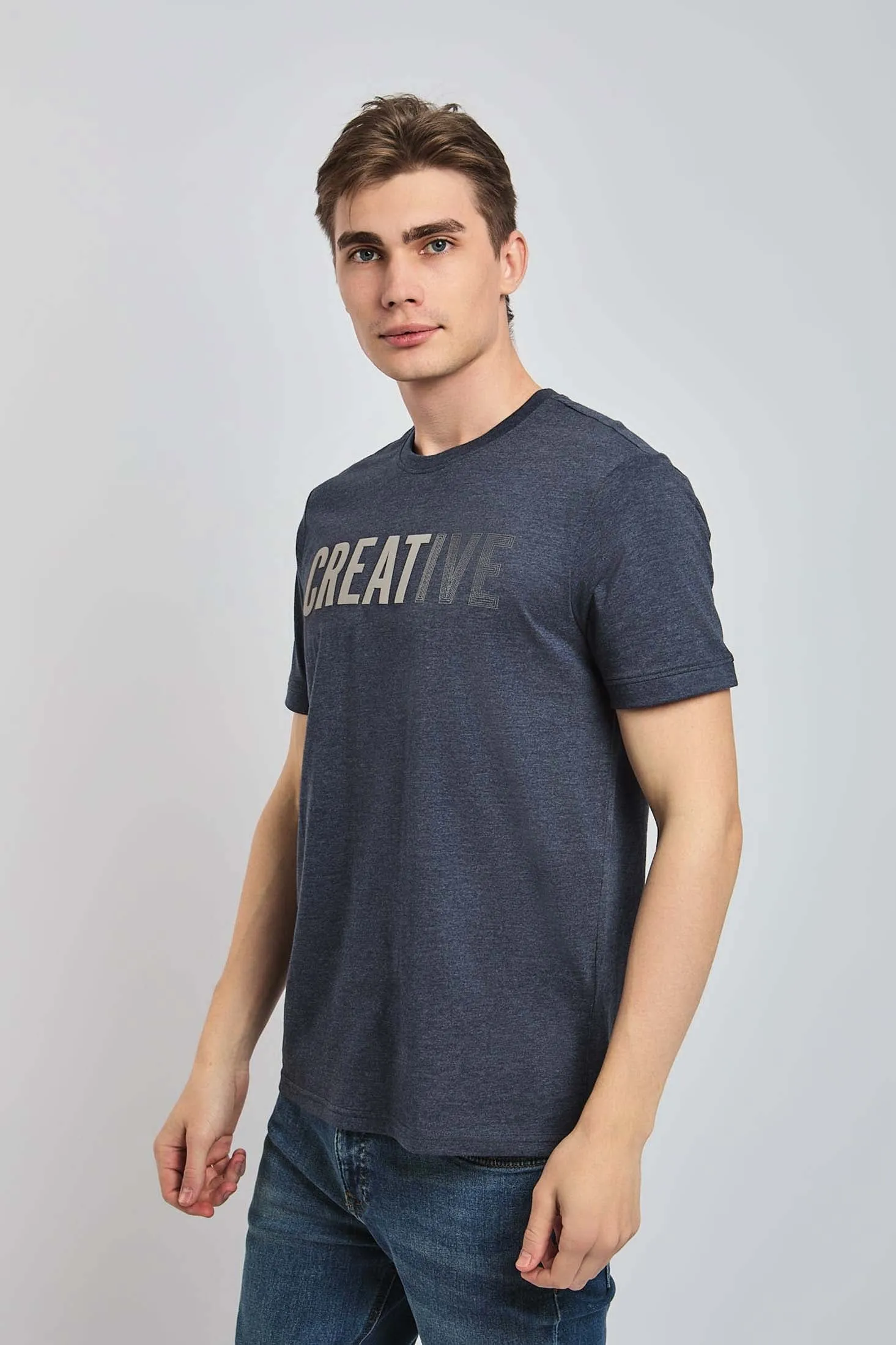 Men T-Shirt - Blue