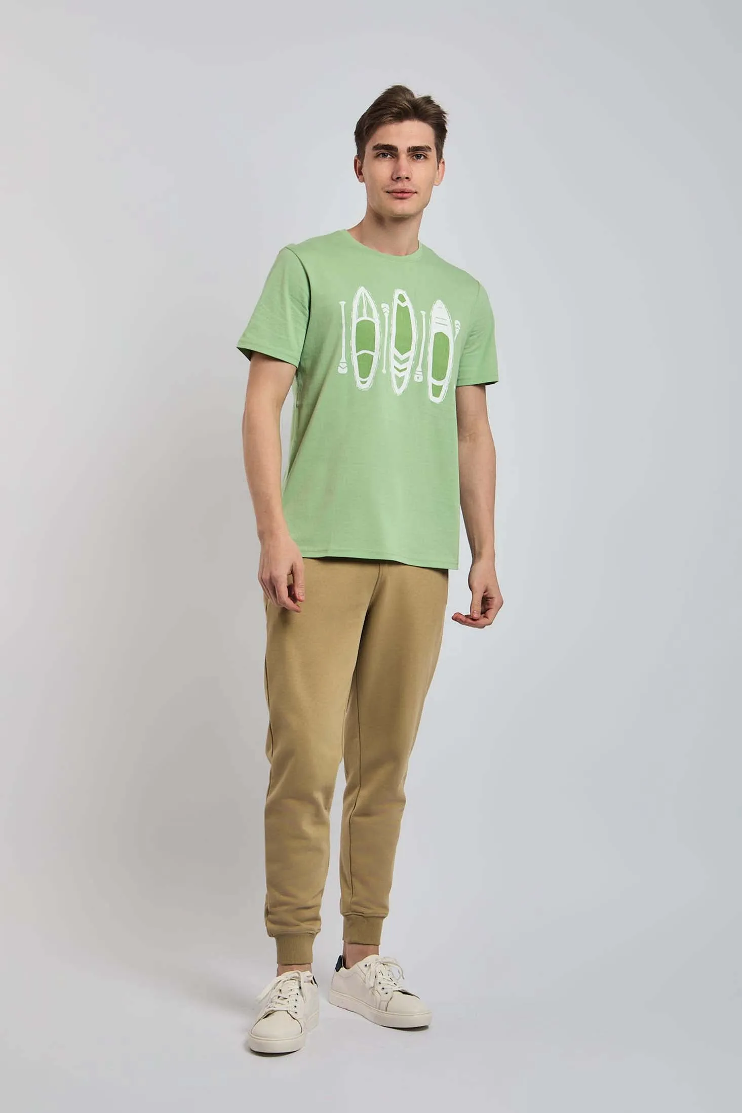 Men T-Shirt Green