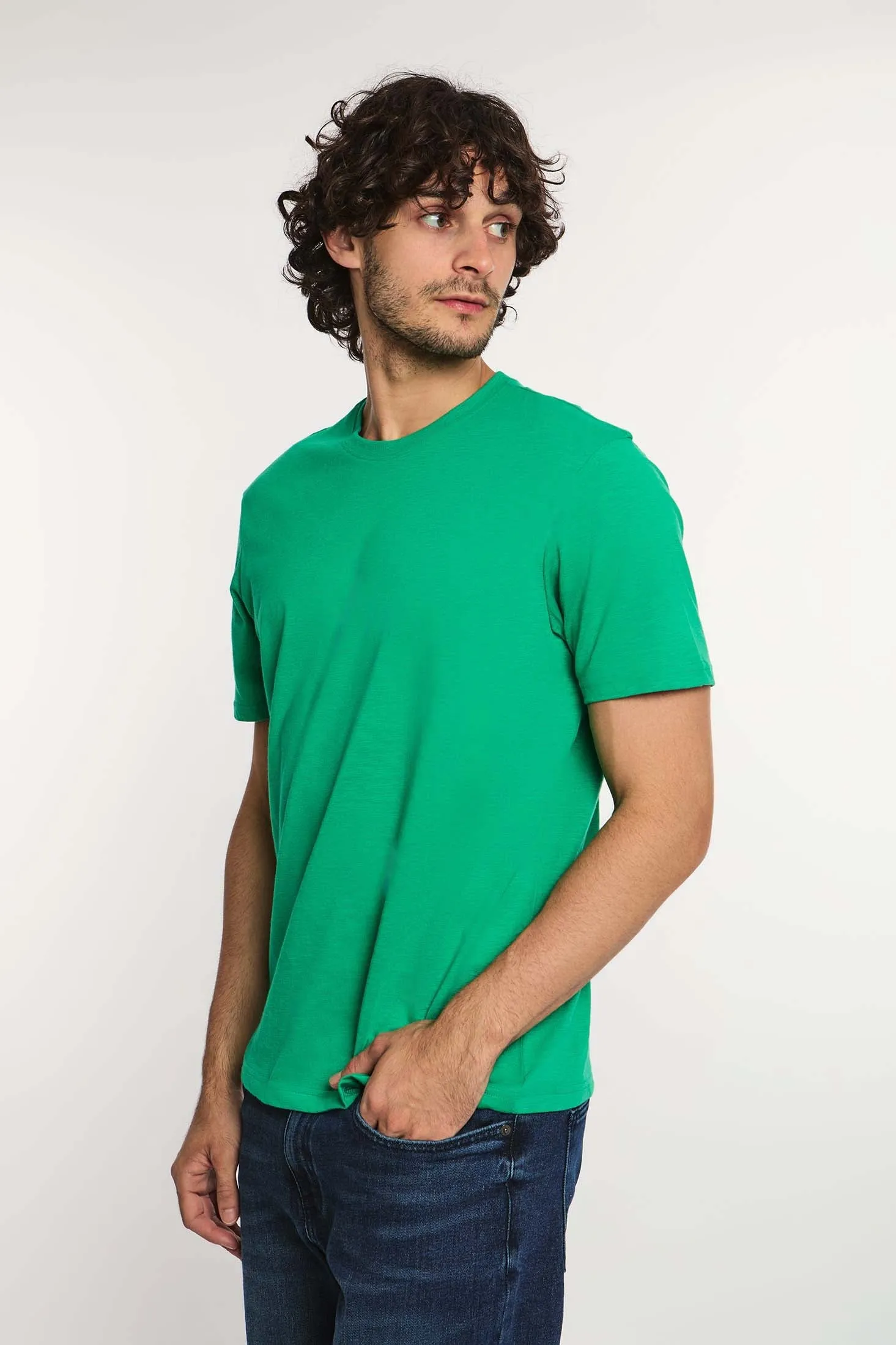 Men T-Shirt -  Green