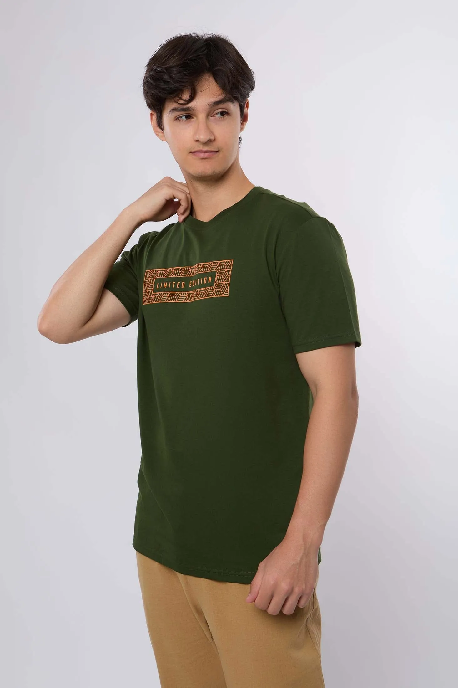 Men T-Shirt - Khaki