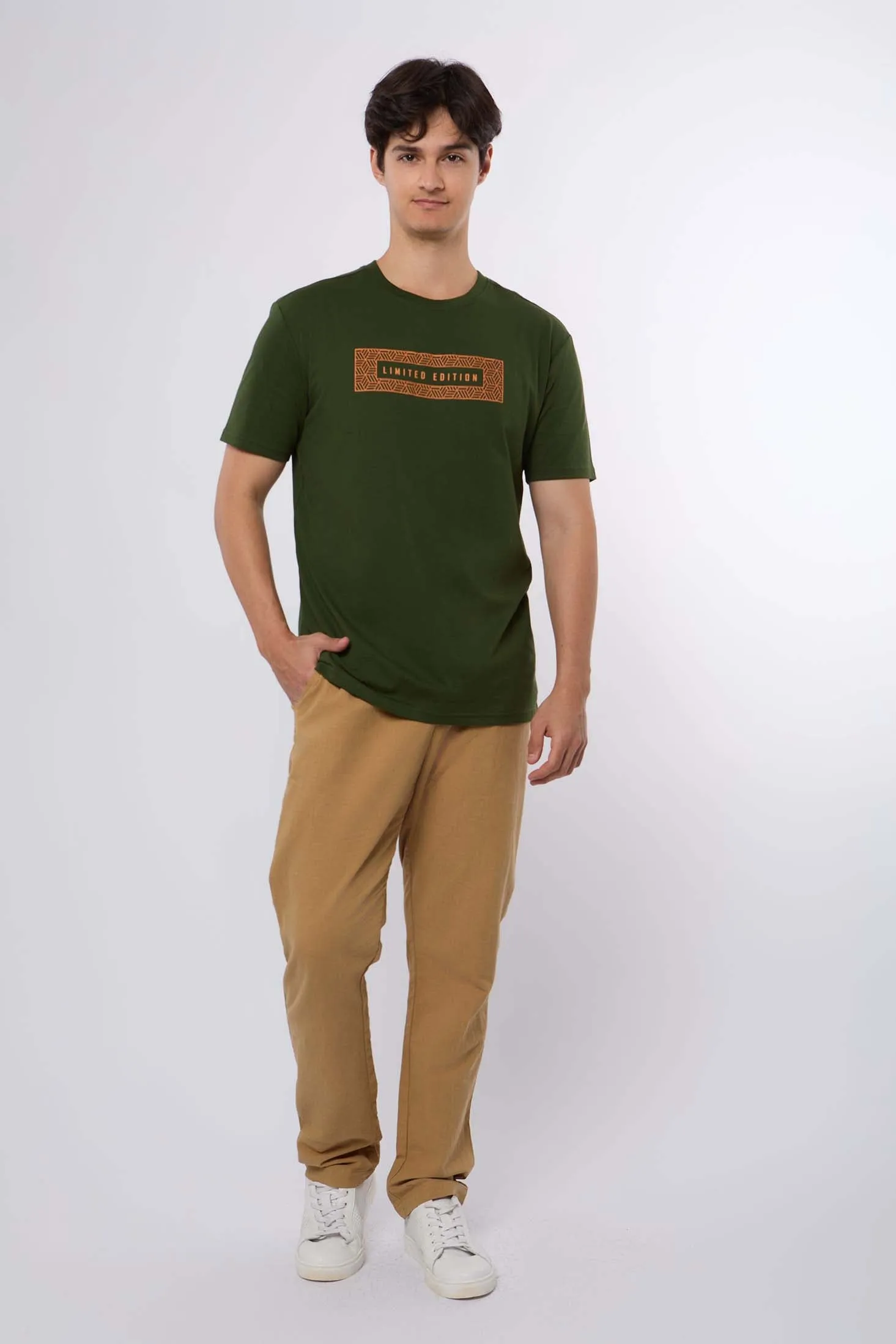 Men T-Shirt - Khaki