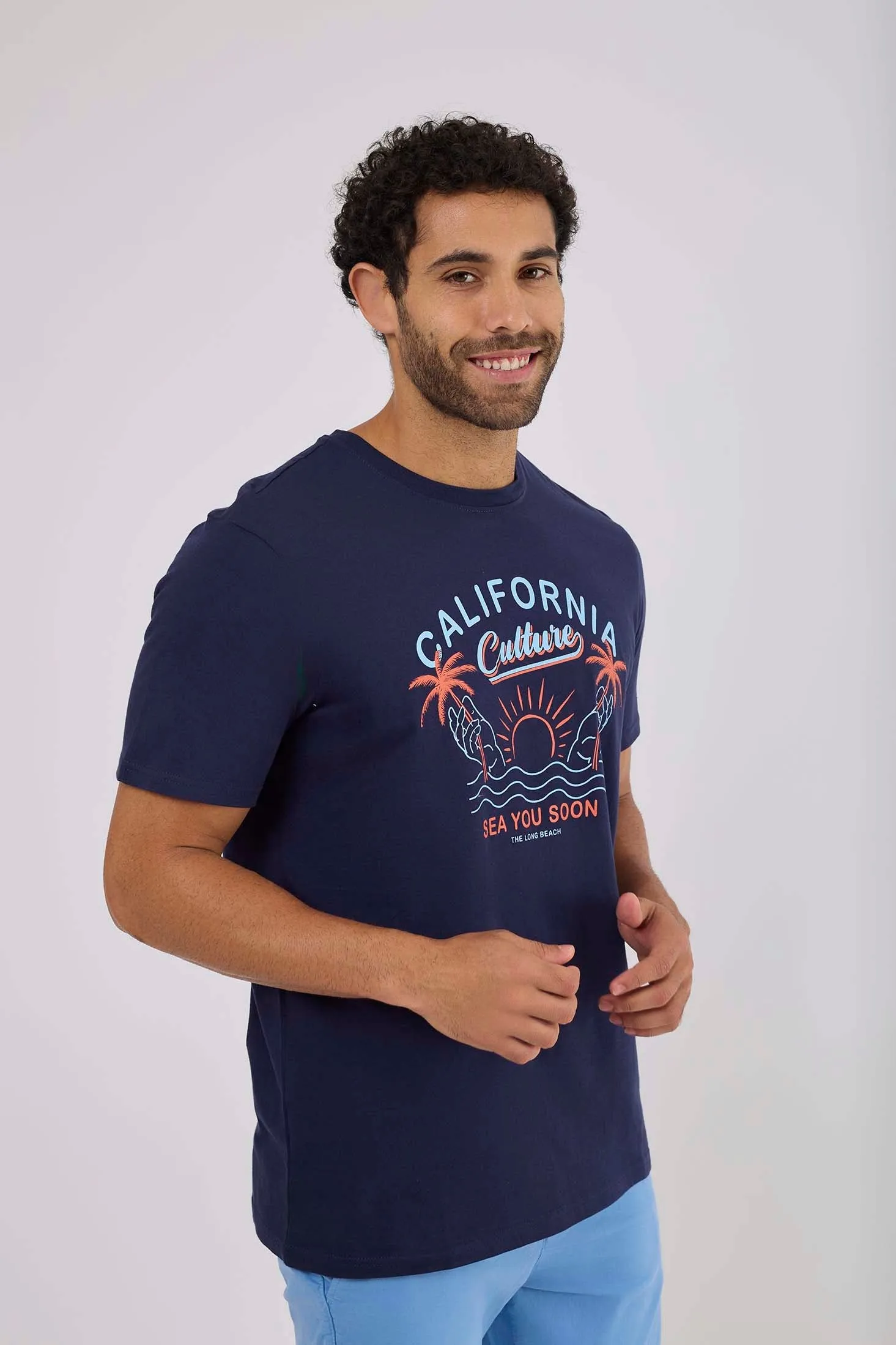 Men T-Shirt - Navy