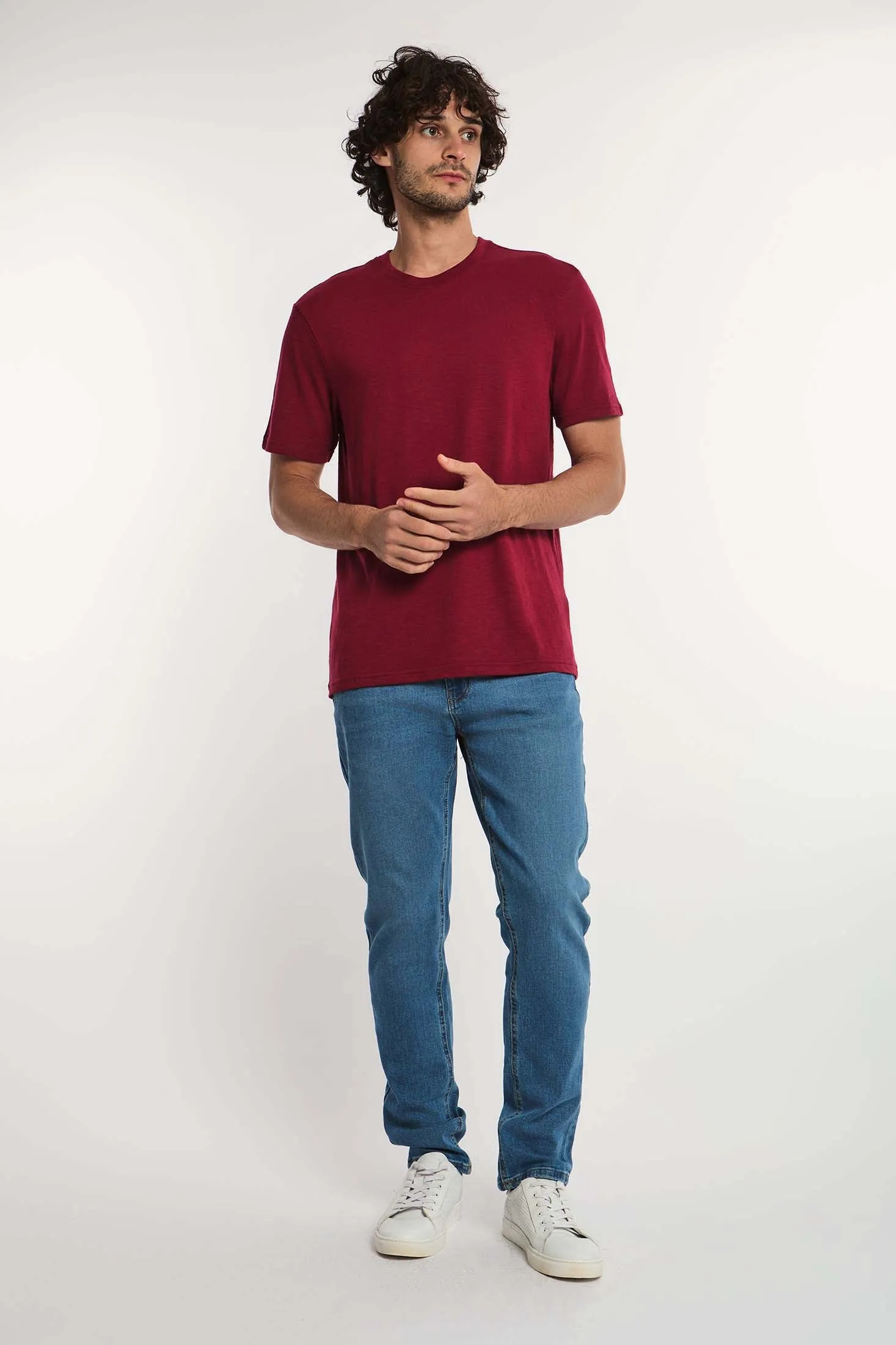 Men T-Shirt Red