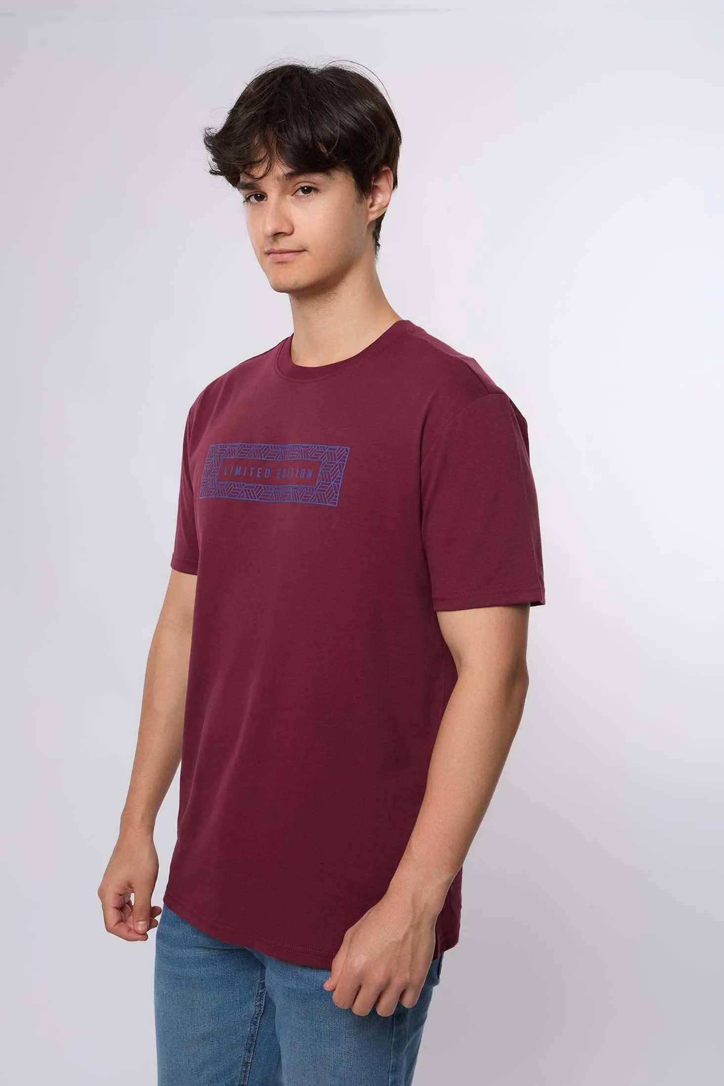 Men T-Shirt Red