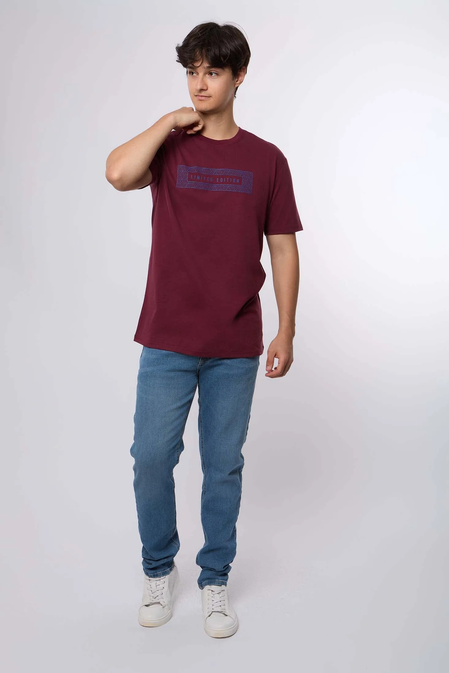 Men T-Shirt Red