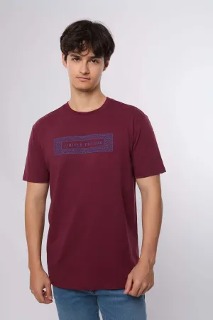 Men T-Shirt Red