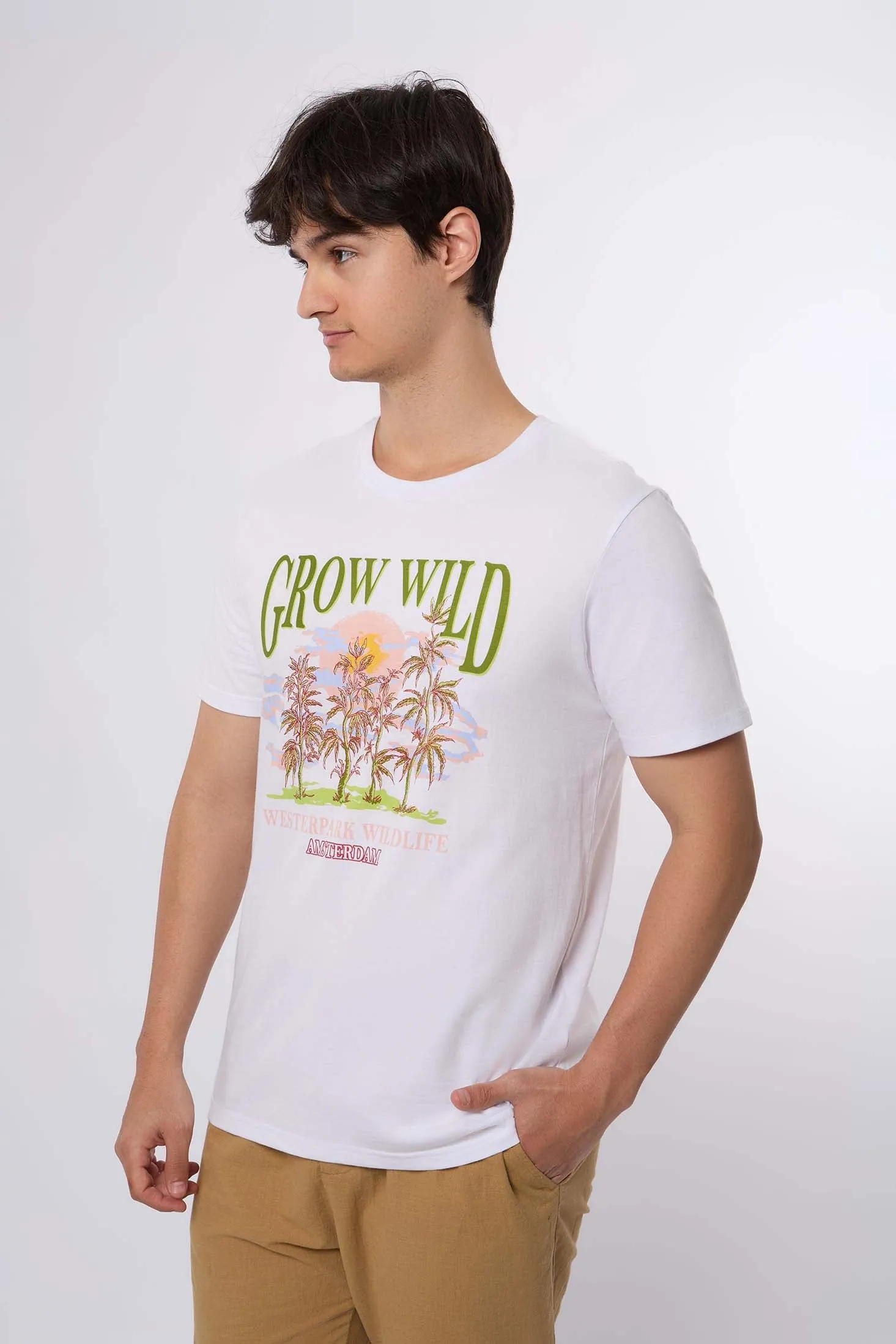Men T-Shirt - White