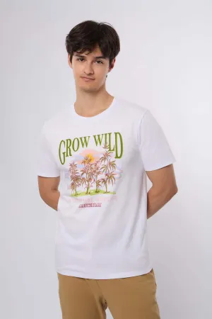 Men T-Shirt - White