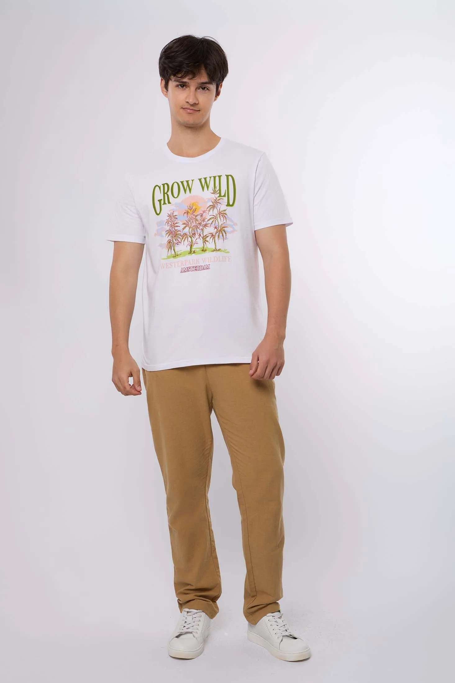 Men T-Shirt - White