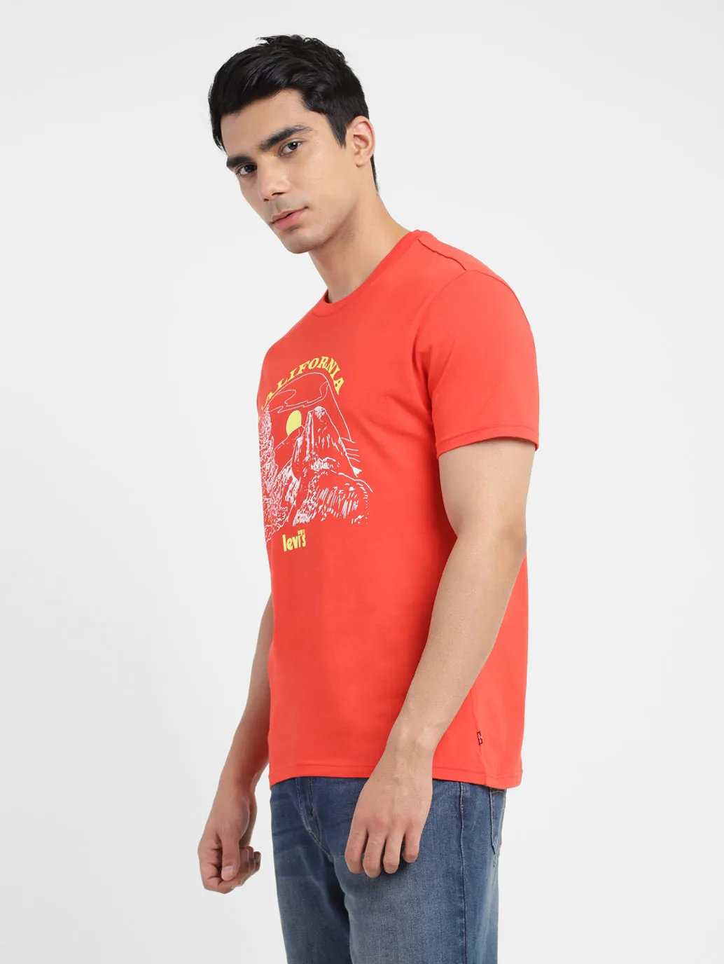Men's Graphic Print Regular Fit T-shirt