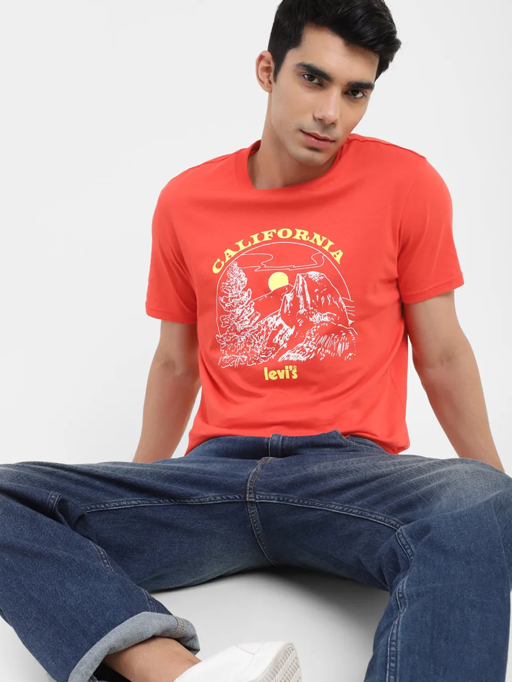 Men's Graphic Print Regular Fit T-shirt