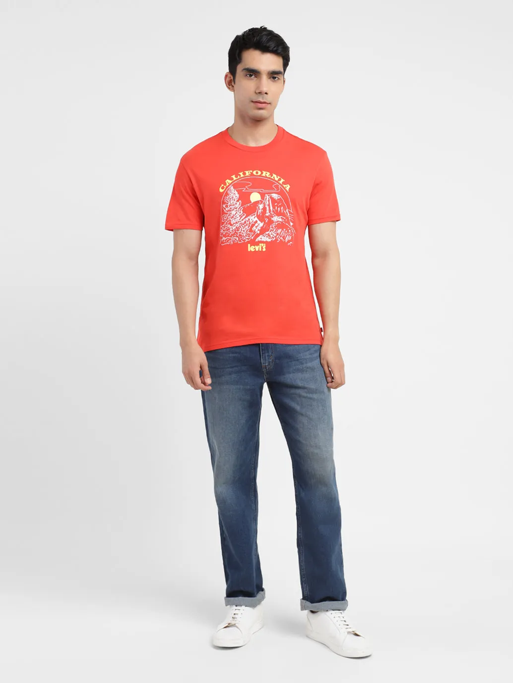 Men's Graphic Print Regular Fit T-shirt