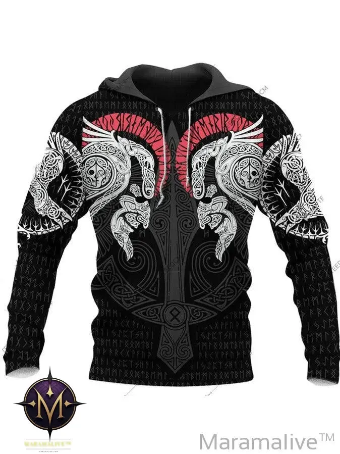 Men's Hoodie 3D Digital Printing Hoodie